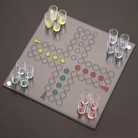 Jeu d'échecs à boire | Divertissement de fête amusant | Tasses colorées et plateau pliable