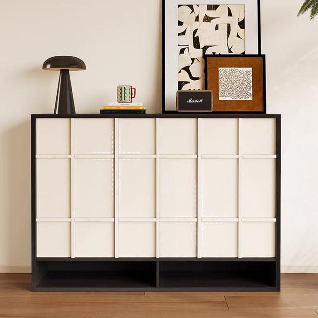 Contemporary Luxury Shoe Cabinet Large Capacity Entryway Storage Furniture Home Furniture, Living Room Furniture