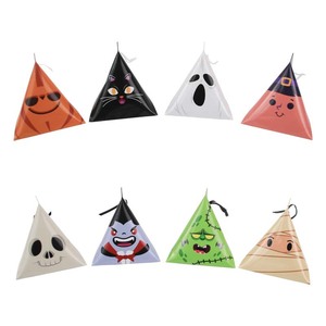 Halloween Triangle <strong>Small</strong> Candy Treat <strong>Paper</strong> Box Trick or Treat Goodie <strong>Boxes</strong> Party Favour Gift Packaging <strong>Paper</strong> <strong>Boxes</strong> - Product Image 4