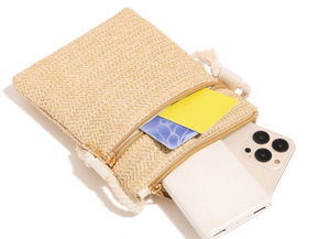 Designer Summer Women's Handbags Modern Shoulder Crossbody <strong>Bag</strong> for Women Luxury Straw Ladies <strong>Bag</strong> Fashion <strong>Mobile</strong> Phone <strong>Bag</strong> - Product Image 5