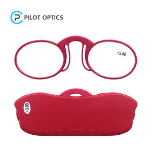 파일럿 광학 중국 제조 업체 실리콘 저렴한 무방비 코 클립 독서 안경