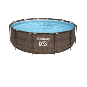 <span class=keywords><strong>Bestway</strong></span> 56709 <span class=keywords><strong>Piscine</strong></span> extérieure portable à cadre <span class=keywords><strong>hors</strong></span> <span class=keywords><strong>sol</strong></span> en acier Pro à prise rapide - Product Image 1