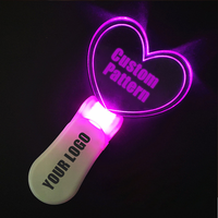 Bâtons lumineux LED en acrylique en gros avec télécommande, logo personnalisé, lumières portables, accessoires de cheering