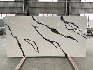 Tmz OEM/ODM quartzo 5002 Trắng thạch anh Countertop với màu xám tĩnh mạch cho khách sạn nhà bếp bàn và <span class=keywords><strong>vantity</strong></span> Tops - Product Image 3