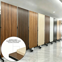 Panneau mural en fibre de charbon de bambou personnalisé, revêtement mural intérieur flexible en PVC, panneau décoratif, panneau mural en bois de luxe