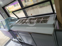 Remolque de comida móvil con certificado DOT/VIN con dos ventanas grandes, camiones de comida de concesión con equipo de cocina completo a la venta