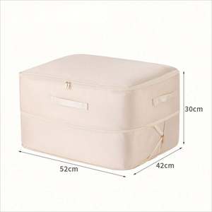 Sac de rangement extensible pour couette 54*42*30cm Organisateur de draps avec poignées - Product Image 1