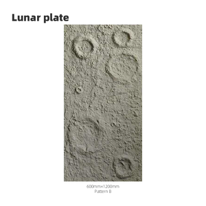 Panneaux en pierre lunaire PU, plusieurs tailles, imperméables, ignifuges, résistants aux UV, pour la décoration murale intérieure et extérieure des villas - Product Image 2