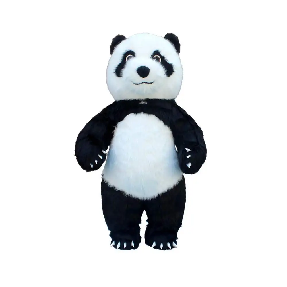 dropshipping 2 meters Custom Panda plays costume cosplay Panda plush adult fursuit stage performance suit