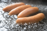 Boyau de collagène pour saucisses cuites - Excellente pénétration de la fumée et de l'humidité pour une qualité constante, échantillon à tester.