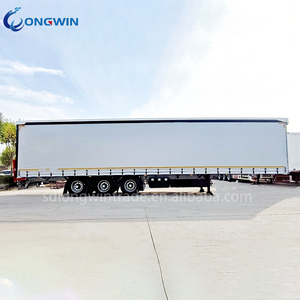3 essieux 60 tonnes camion <span class=keywords><strong>remorque</strong></span> imperméable et anti-poussière rideau semi-<span class=keywords><strong>remorque</strong></span> 40ft rideau côté semi-<span class=keywords><strong>remorque</strong></span> à vendre - Product Image 4