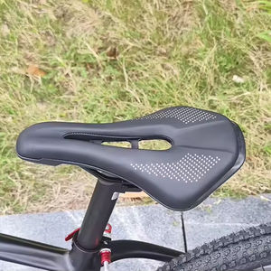 Sillín ultraligero para <span class=keywords><strong>bicicleta</strong></span> de montaña MTB, asiento de <span class=keywords><strong>bicicleta</strong></span> de carretera de nariz corta, sillín prostático hueco de cuero PU, piezas de <span class=keywords><strong>bicicleta</strong></span> - Product Image 4