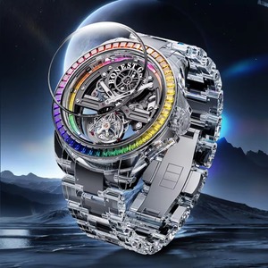 Nouvelle montre mécanique de luxe originale pour homme, tourbillon, boîtier transparent en cristal K9, automatique - Product Image 3