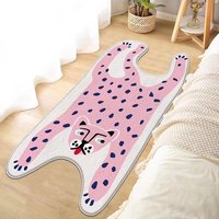 Tapis doux en polyester absorbant la fausse fourrure en peau de mouton tapis salon marocain tapis de salle de bain karpet kamar mandi