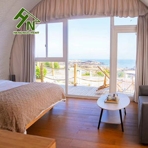 บ้านสำเร็จรูปขนาด6X8เมตร,เต็นท์เปลือกหอยสังข์ที่อยู่อาศัยของครอบครัวรูปทรงดักแด้เหมือนดักแด้สำหรับตั้งแคมป์โรงแรม - Product Image 6