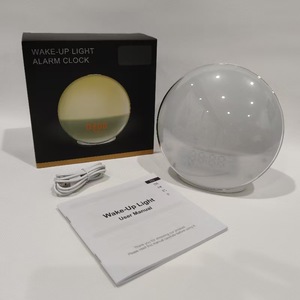 <span class=keywords><strong>Réveil</strong></span> intelligent <span class=keywords><strong>WiFi</strong></span> avec simulation du lever du soleil, design moderne et luxueux pour chambre et salon - Product Image 3
