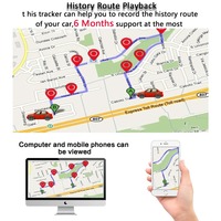 Pelacak GPS Multifungsi Portabel TK913 dengan Magnet 1500mAh Pelacak GPS untuk Koper Dompet Tahan Air TKSTAR Aplikasi & Pelacakan PC Gratis