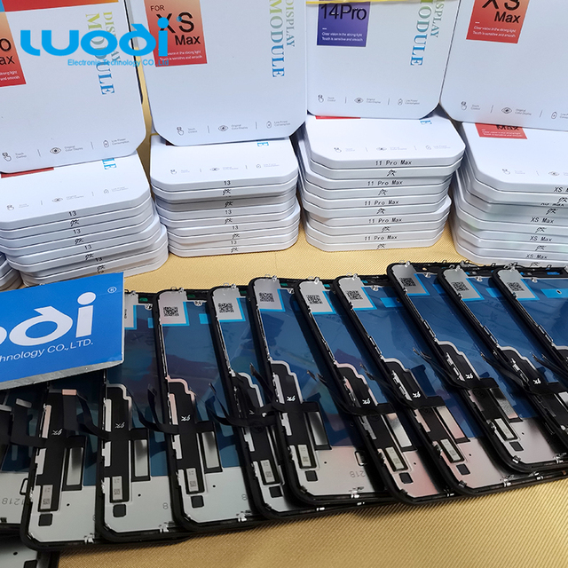 Wholesale Mobile Phone LCDs Touch Screen Assembly Replacement Digitizer Pantallas Touch for iPhone X XR 11 12 13 14 15 16 17 Pro