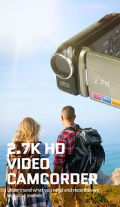 2023 Nhà Máy Bán Hàng Trực Tiếp Độ Nét Cao Pixel 2.7K Máy Ảnh Nhỏ Gọn Với 48MP Mini Video Máy Quay Phim - Product Image 2