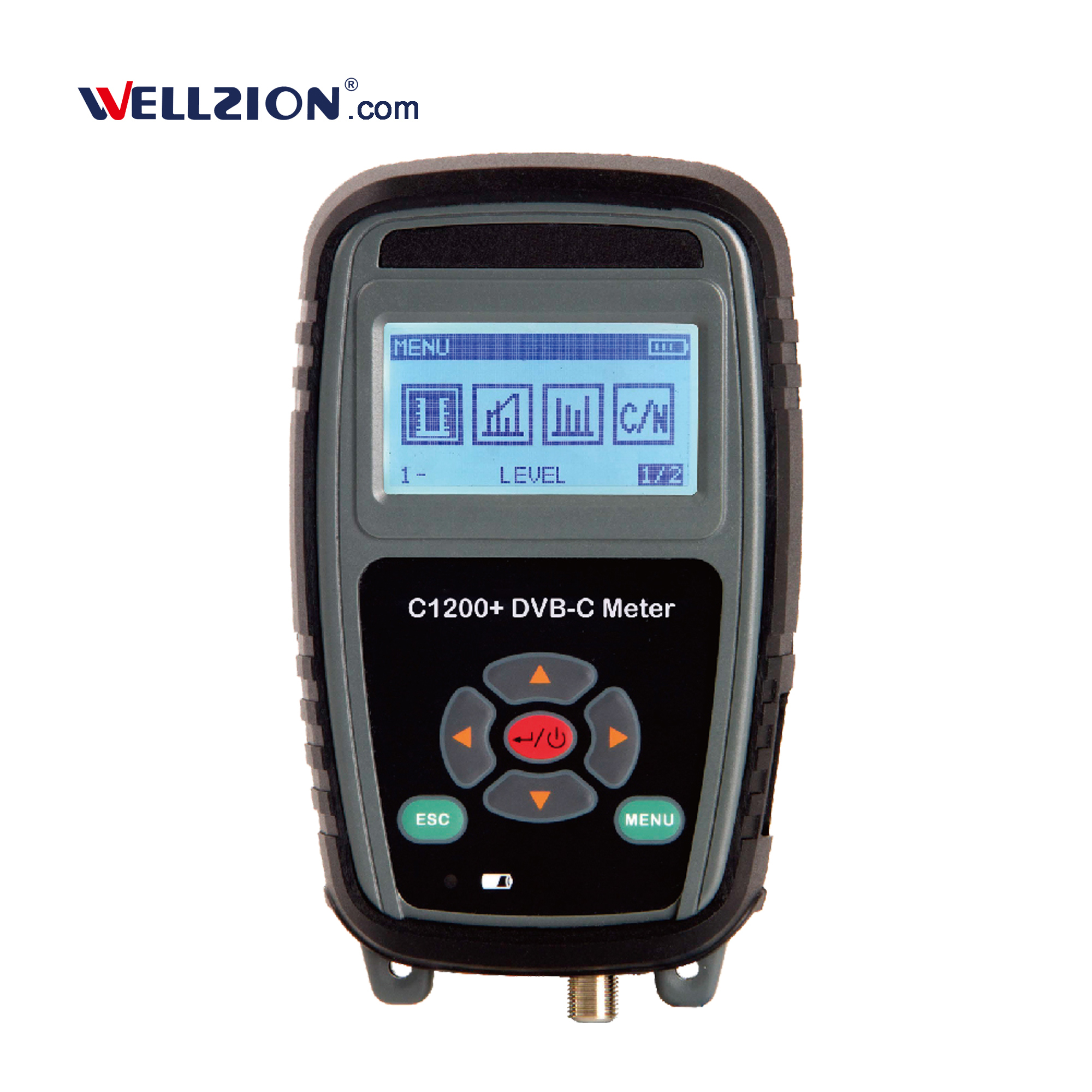 C1200+ NEW DEVISER, 5MHz to 1010MHz Analog and Digital TV Analysis DVB-C Signal Meter