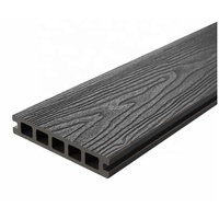 Planche de terrasse composite 3D gaufrée, design moderne, surface grain de bois WPC, écologique, antidérapante, système de clic, installation DIY