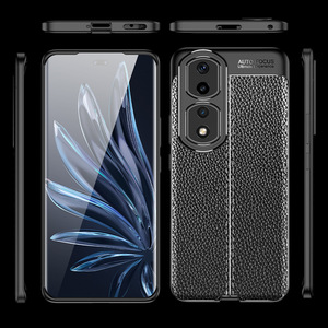 Usine en gros approvisionnement 360 couverture complète motif litchi affaires cuir étuis en TPU pour Huawei <span class=keywords><strong>Honor</strong></span> 90 pro - Product Image 6