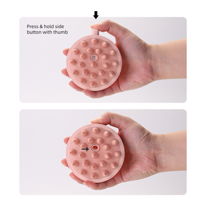 Scalp Scrubber Hair <b>Shampoo</b> Brush Scalp Brush Silicone Scalp Massager with <b>Shampoo</b> Liquid Soap <b>Dispensers</b> - Product Image 5