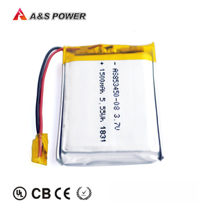 IEC62133 KC UL approved 3,7 v 1500mAh lithium ion lipo battery 853450 - Product Image 4