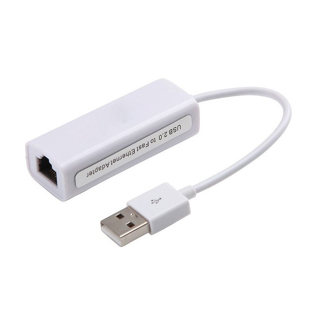 USB 2.0 Ethernet RJ45 LAN Adapter Network Card Wired Network Card for Mobile Phones, Computers, Tablets
