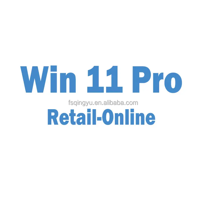 Win 11 Pro Retail Key 100% Activation en ligne Licence de clé Win 11 Pro Envoyer par Ali Chat Page