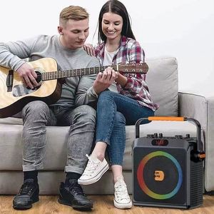 Loa karaoke mini di động chuyên nghiệp bán chạy với micro không dây, nguồn pin, hộp nhạc - Product Image 2