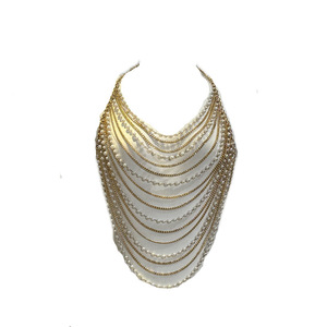 Da donna elegante reggiseno di perle con catena per il corpo di <span class=keywords><strong>perla</strong></span> gioielli alla moda reggiseno di perle da spiaggia accessori per il corpo - Product Image 5