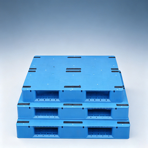 Palettes en plastique robustes à simple face, surface en maille double face, palettes en maille de caoutchouc HDPE, palettes en plastique, palettes Euro - Product Image 3