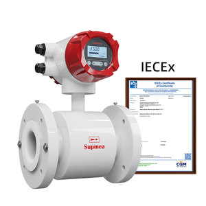 Medidor de flujo de aguas residuales líquido de agua <span class=keywords><strong>digital</strong></span> 4-20ma Rs485 fabricante de salida de pulso Dn50 medidor de flujo electromagnético - Product Image 1