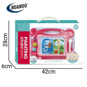 Çocuklar eğitici oyuncaklar 2 In 1 yazı tahtası nokta okuma öğrenme makinesi Set çizim tahtası oyuncaklar - Product Image 3