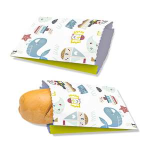 Bolsas de Papel para Panadería, Galletas, Aperitivos y Papas Fritas, con Logotipo Personalizado, Blancas, de Grado Alimenticio, Resistentes a la Grasa, Recubiertas de Cera - Product Image 6