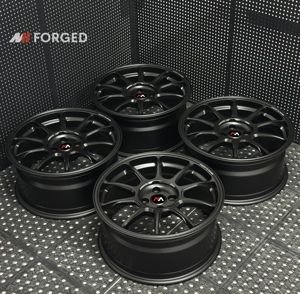 Jantes forgées <span class=keywords><strong>MN</strong></span> Satin Black 4x100 Volk ZE40 16 17 pouces pour Mazda MX-5 Miata Honda Civic Mini Cooper Lotus Elise Abarth 124 <span class=keywords><strong>Spider</strong></span> - Product Image 2