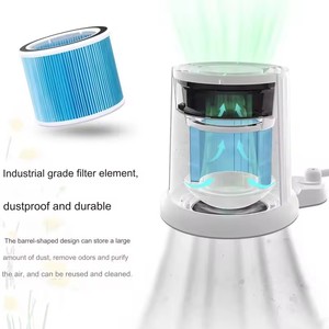 Powerful Low Noise Nail Vacuum Cleaner 230W Professional Table Nail Dust Collector Extractor With Three Color LED Lights Lamp - Product Image 4