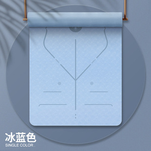 เสื่อโยคะความงามของ Yu ขนาด183x61x0.6ซม. กันลื่นสำหรับฟิตเนสที่บ้านและโยคะ - Product Image 3