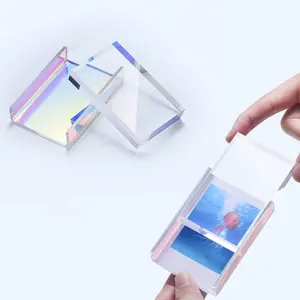 Benutzer definierte Kunststoff Glas Mini Foto rahmen Acryl schiebbaren Foto rahmen für Tisch verzierung