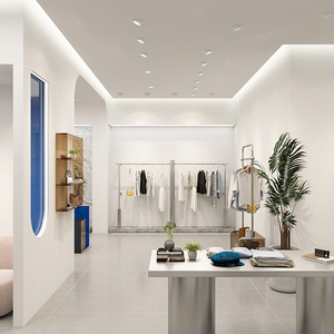 Espositore Personalizzato per Negozio di Abbigliamento, Design Completo per Layout Negozio, Espositore per Abbigliamento, Stand per Vetrina - Product Image 4