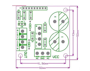 Placa amplificadora de potencia TDA1521 de doble canal 2*15W con Super LM187 LM1876 TDA7265 fuente de alimentación Dual para componentes electrónicos - Product Image 5
