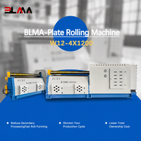 Machine de pliage de plaques à 4 rouleaux automatique CNC, machine de formage à rouleaux de haute précision pour plaques en acier inoxydable et en aluminium