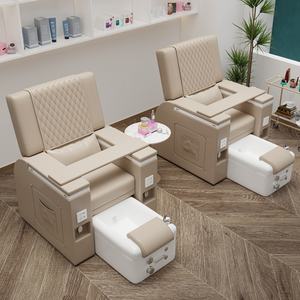 Sillón de Pedicura y Manicura Eléctrico Multifuncional y Moderno para Salón de Belleza, con USB y Luz LED - Product Image 3