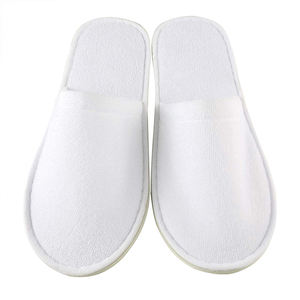 Pantuflas Blancas de Terciopelo de Alta Calidad para Hotel <span class=keywords><strong>Marriott</strong></span> - Product Image 6