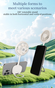 Nouvel Arrivage – Ventilateur Magnétique Pliable Tendance avec Chargement USB, Support Téléphone Portable Extérieur Compatible iPhone 13-17 Pro Max - Product Image 6