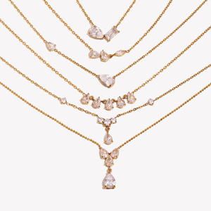 <span class=keywords><strong>Collana</strong></span> <span class=keywords><strong>con</strong></span> Pendente a Goccia in Acciaio Inossidabile Placcato Oro Dreamshow <span class=keywords><strong>con</strong></span> Zirconia Cubica e Ciondolo a <span class=keywords><strong>Occhio</strong></span> <span class=keywords><strong>con</strong></span> Nappa Rotonda Rettangolare - Product Image 1