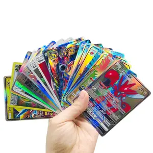 Atacado gx cartões de pokemon 200-Cartas colecionáveis para pokemon, cartas para treinador gx mega energia tcg 200