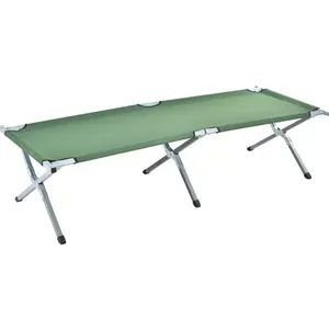 SOLO WILD Reliable Foldable Cot Folding Bed Outdoor Aluminum Camping Bed For Vacation