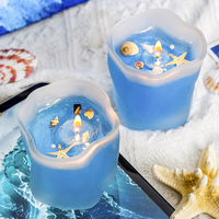 Boutique Aroma Shop: Von Käufern ausgewählte Meereskerzen mit Muscheleinlage, handgefertigtes Design, Großhandels-Display-Geschenkwaren